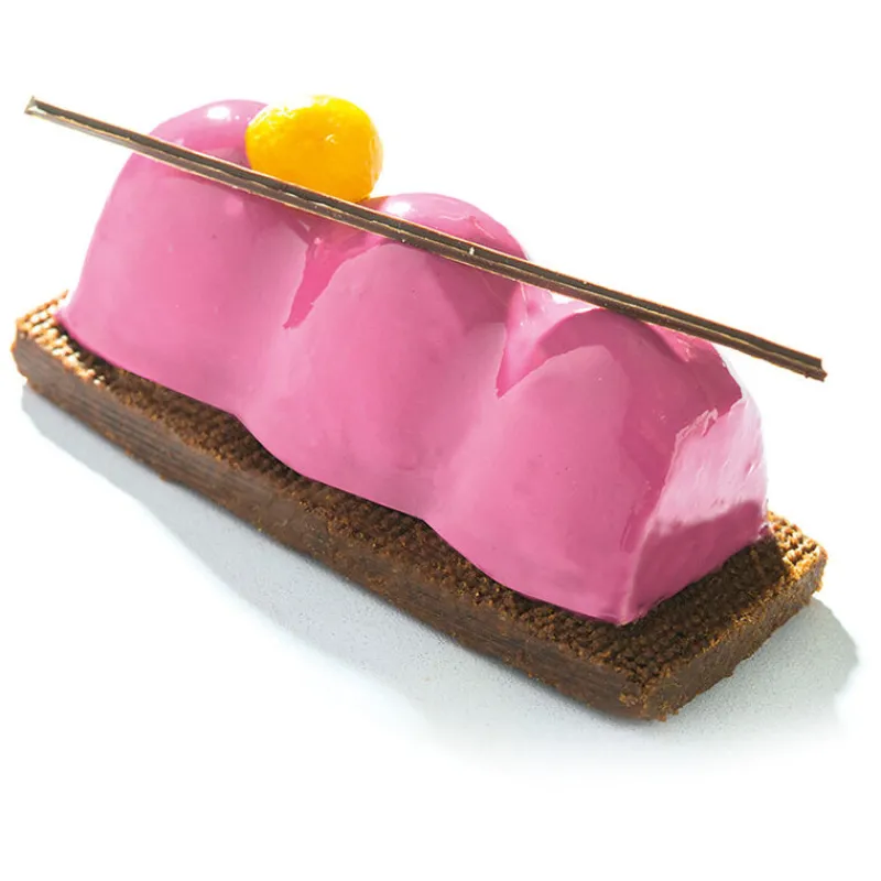 Online Cerf Dellier Flexipan 60x40 plaque de 27 mini-chenilles 10x4x3,6 cm