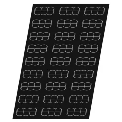 Online Cerf Dellier Flexipan 60x40 plaque de 27 mini-chenilles 10x4x3,6 cm