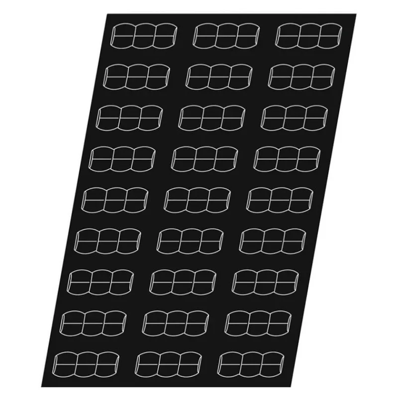 Online Cerf Dellier Flexipan 60x40 plaque de 27 mini-chenilles 10x4x3,6 cm