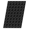 Outlet Cerf Dellier Flexipan 60x40 plaque de 54 mini-cylindres diamètre 3,8 cm hauteur 2 cm