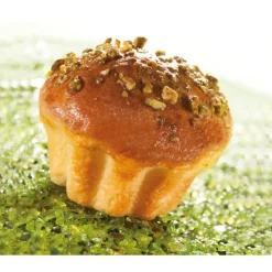 Hot Cerf Dellier Flexipan 60x40 plaque de 24 mini-brioches cannelées 7,8 cm