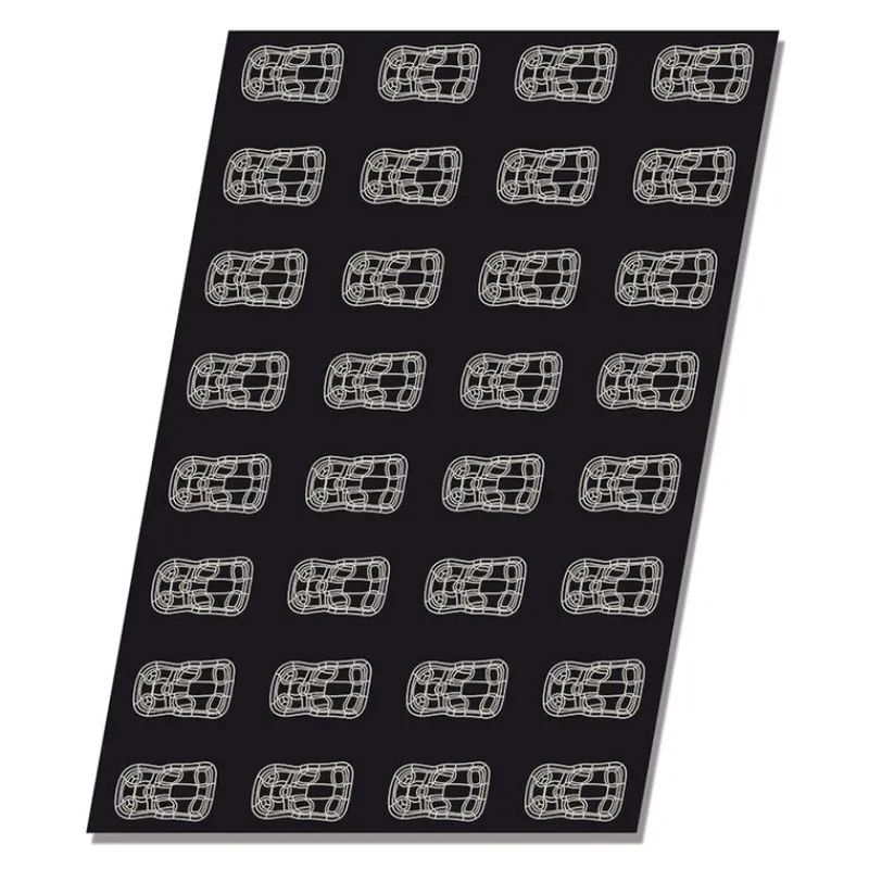 Sale Cerf Dellier Flexipan 60x40 plaque de 32 oursons 6,6x3,7x1,8 cm