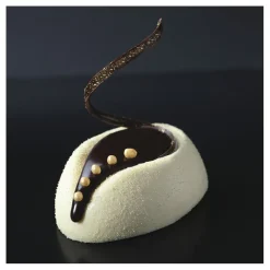 Cerf Dellier Flexipan 60x40 plaque de 24 ovales échancrés 8,5x6,1 cm