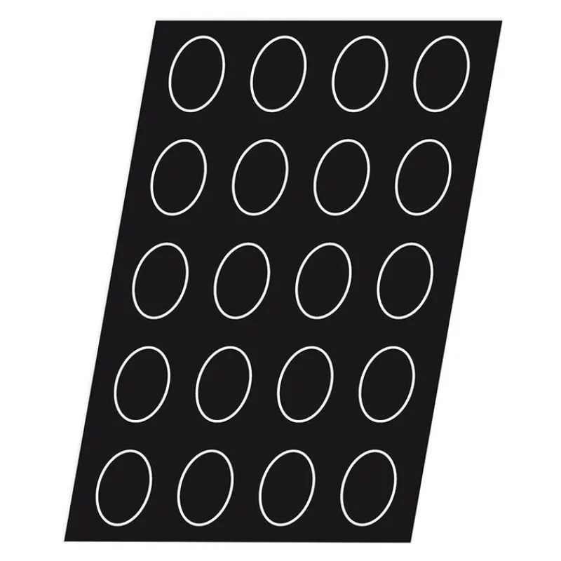 Discount Cerf Dellier Flexipan 60x40 plaque de 64 ovales 5,7x3,5 cm