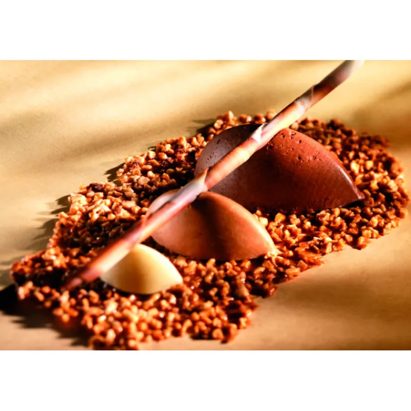 Online Cerf Dellier Flexipan 60x40 plaque de 100 petites quenelles 4,4x2,2x1,7  cm