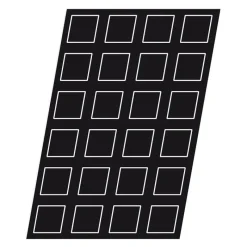 Outlet Cerf Dellier Flexipan 60x40 plaque de 24 pyramides 7x7x4 cm