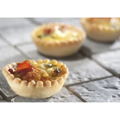 New Cerf Dellier Flexipan 60x40 plaque de 48 quichettes tartelettes unies 4,8 cm