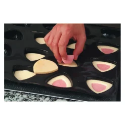 Hot Cerf Dellier Flexipan 60x40 plaque de 54 saphirs 4x4x2,4 cm