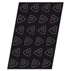 Discount Cerf Dellier Flexipan 60x40 plaque de 24 saphirs savarins 7x7x3,2 cm