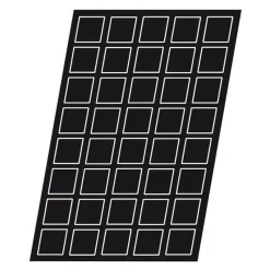 Outlet Cerf Dellier Flexipan 60x40 plaque de 40 tartelettes carrées 6 cm