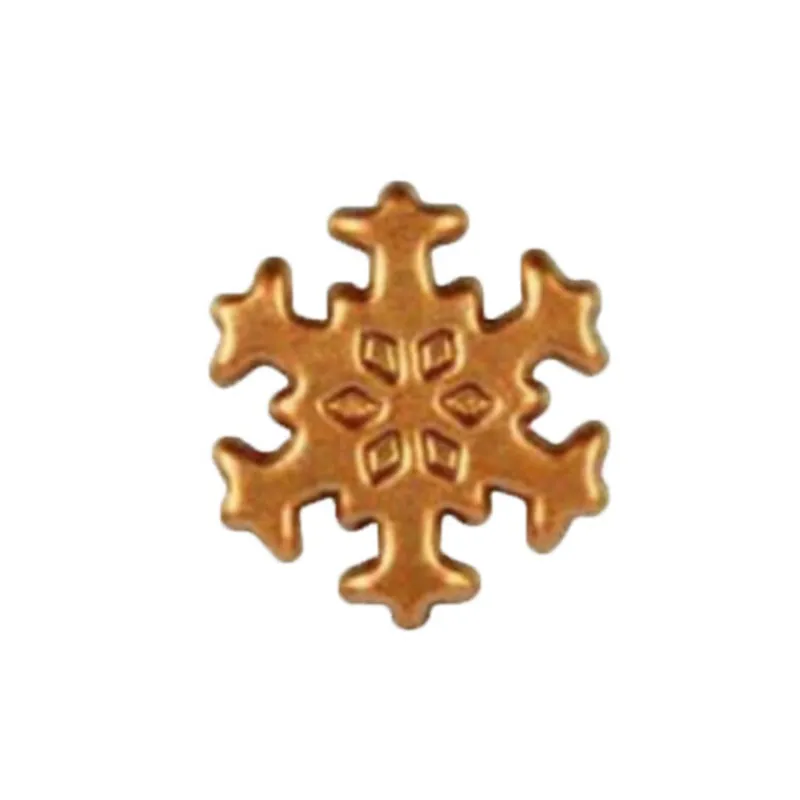 Best Cerf Dellier Flocon de neige bronze en Chocolat Blanc (x132)