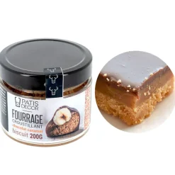 Sale Cerf Dellier Fourrage chocolat caramel aux éclats de biscuits 200 g