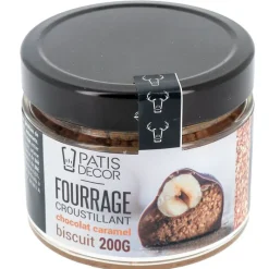 Sale Cerf Dellier Fourrage chocolat caramel aux éclats de biscuits 200 g
