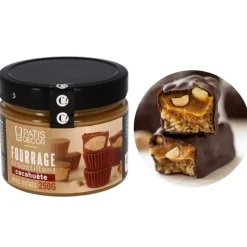 Discount Cerf Dellier Fourrage croustillant cacahuète avec éclats - 250g