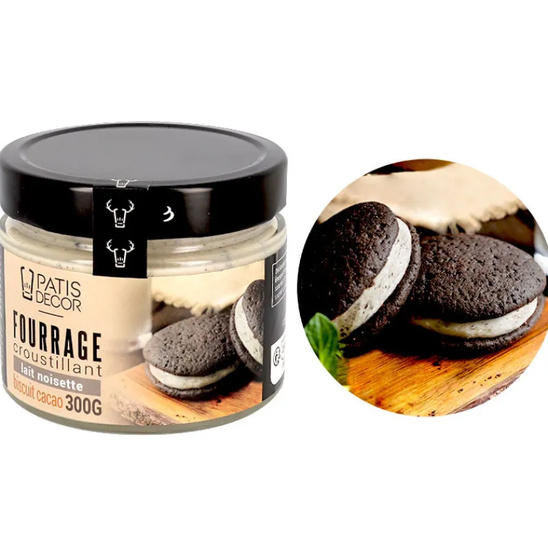 Sale Cerf Dellier Fourrage croustillant lait noisette & biscuit cacao - 300 g