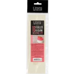 Best Cerf Dellier Gélatine bovine en feuilles (x10)