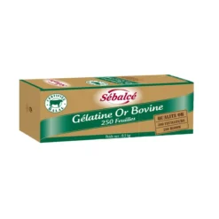 Best Cerf Dellier Gélatine bovine en feuilles qualité Or 500 g