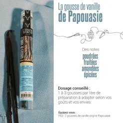 New Cerf Dellier Gousse de Vanille Papouasie (x2)