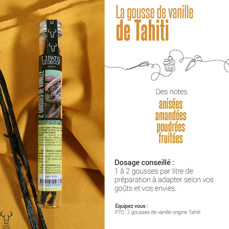 Discount Cerf Dellier Gousse de Vanille Tahiti (x2)