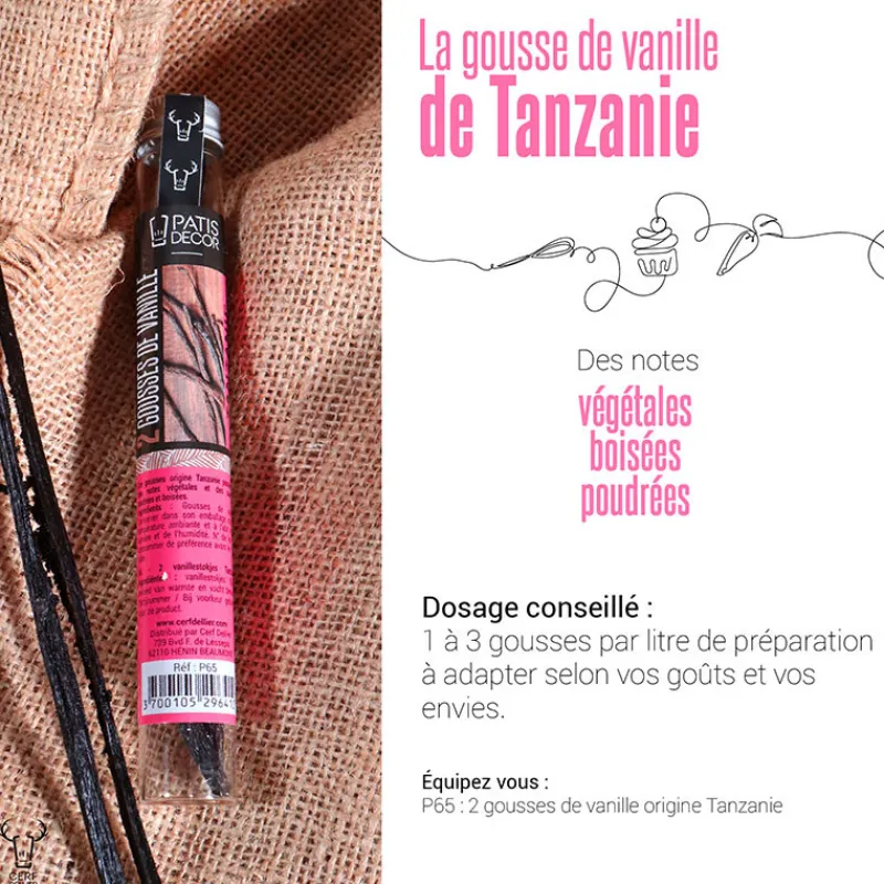 Best Cerf Dellier Gousse de Vanille Tanzanie (x2)