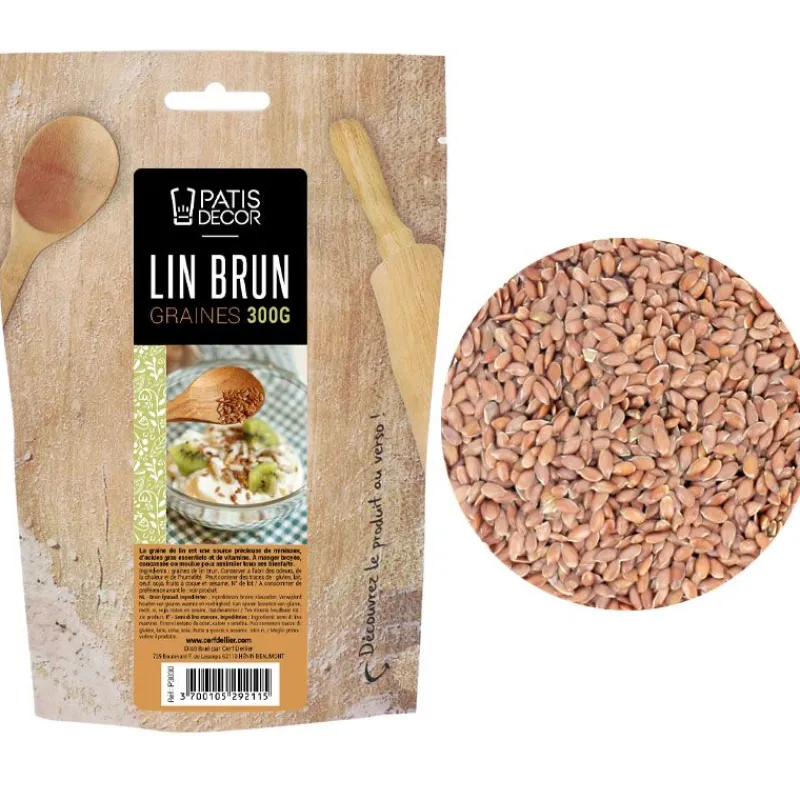 Best Cerf Dellier Graines de lin brun 300 g