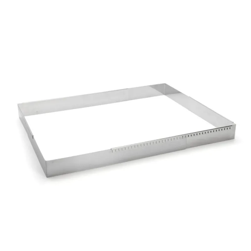 Clearance Cerf Dellier Grand cadre extensible inox rectangle Hauteur 5 cm De Buyer