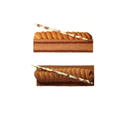 Hot Cerf Dellier Grands bâtons de chocolat marbré Mona Lisa (± 115)