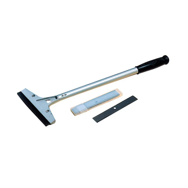 New Cerf Dellier Grattoir à manche 5 lames inox de 15 cm manche 40 cm