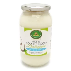 Clearance Cerf Dellier Huile vierge de noix de coco biologique désodorisée 1 L