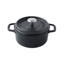 Outlet Cerf Dellier Invicta mijoteuse ronde noire 20 cm