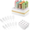 Clearance Cerf Dellier Kit 12 push up cake pops + présentoir Wilton