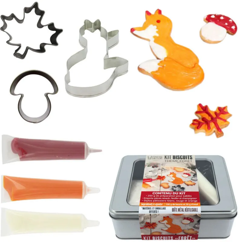 Sale Cerf Dellier Kit biscuits forêt - DDM 05/24