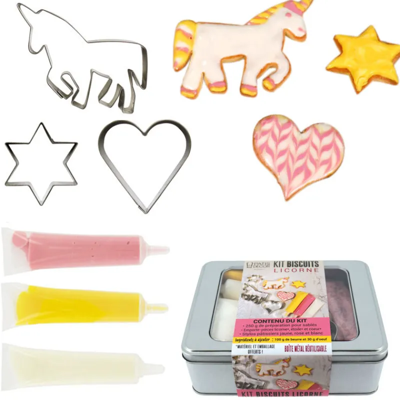 Hot Cerf Dellier Kit biscuits licorne