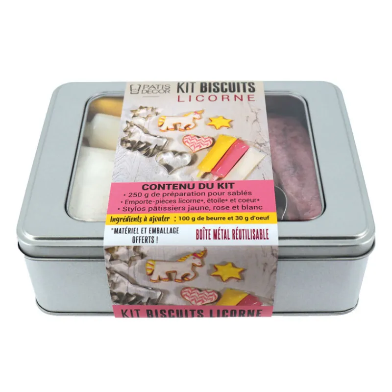 Hot Cerf Dellier Kit biscuits licorne