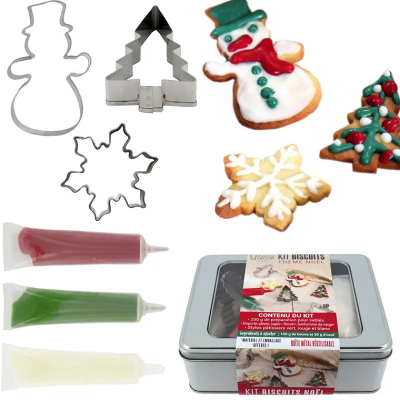 Sale Cerf Dellier Kit biscuits Noël