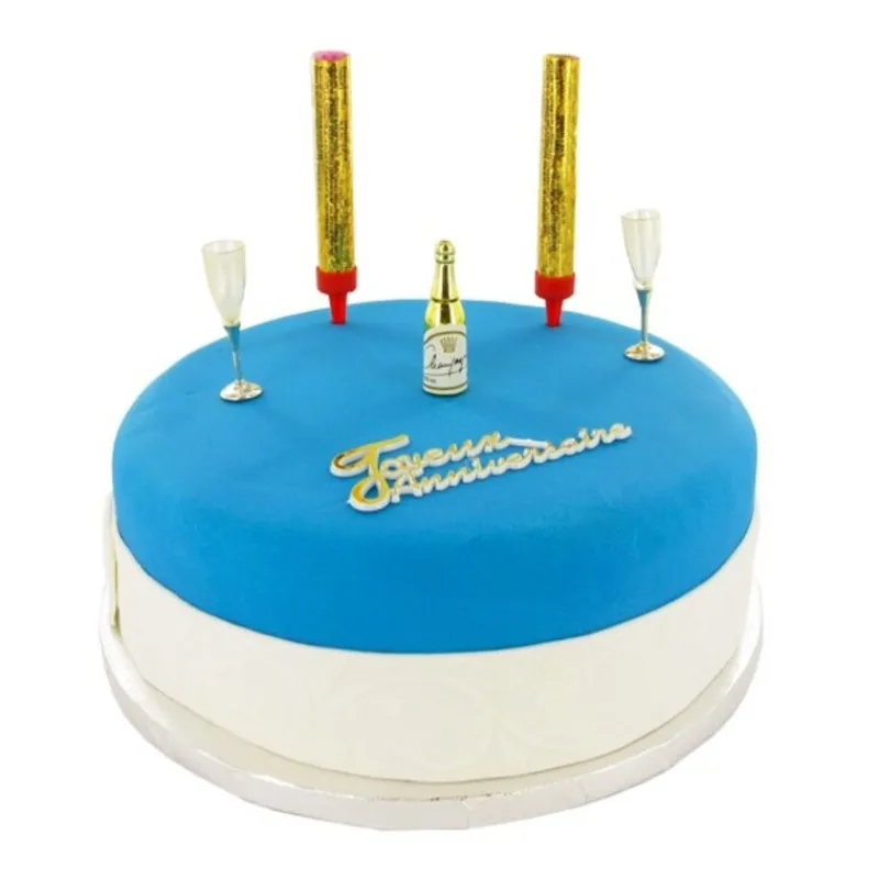 Outlet Cerf Dellier Kit Décor gâteau Anniversaire