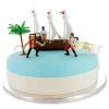 Best Cerf Dellier Kit décor gâteau bateau de pirates