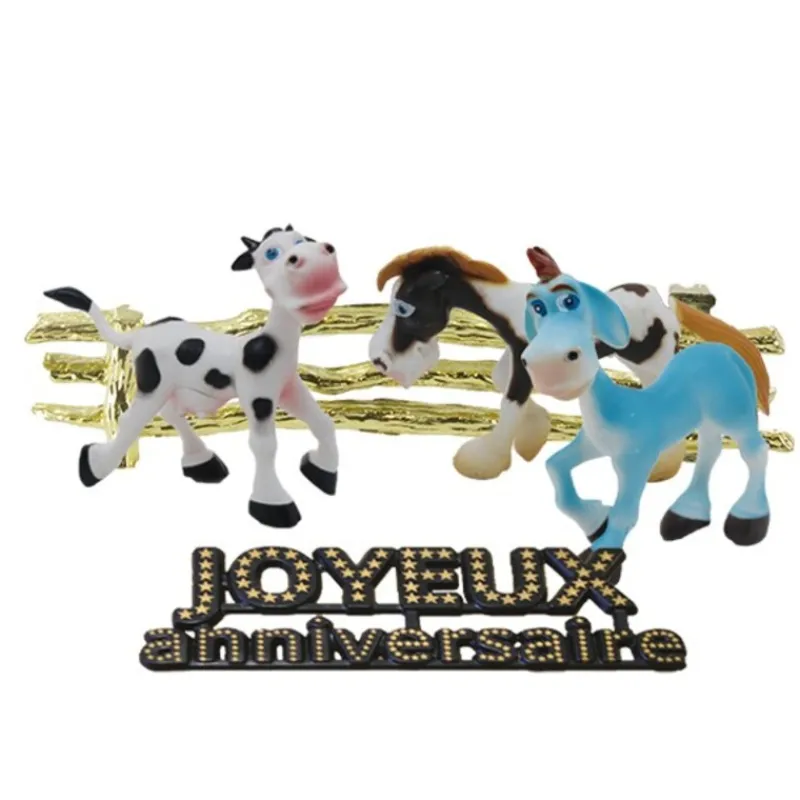 Sale Cerf Dellier Kit décor gâteau Campagne