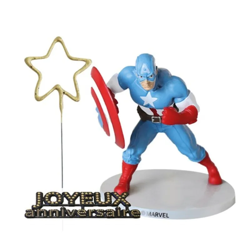 Sale Cerf Dellier Kit décor gâteau Captain America
