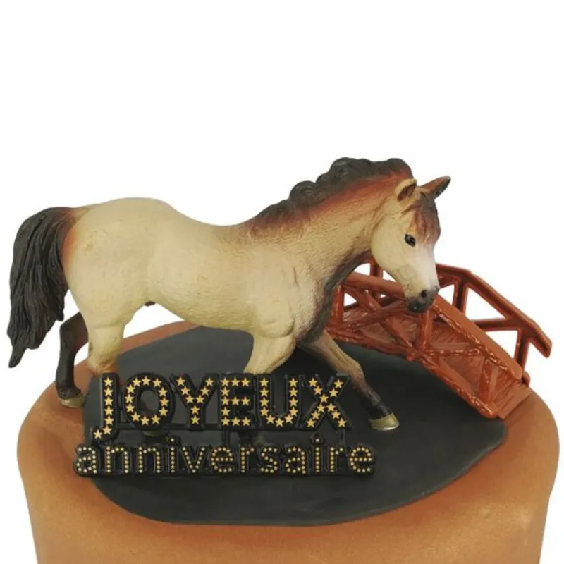 Online Cerf Dellier Kit décor Gâteau Cheval au trot