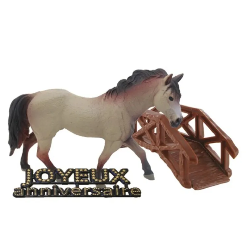 Online Cerf Dellier Kit décor Gâteau Cheval au trot