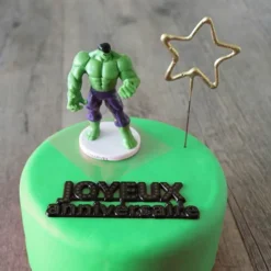 Hot Cerf Dellier Kit décor gâteau Hulk