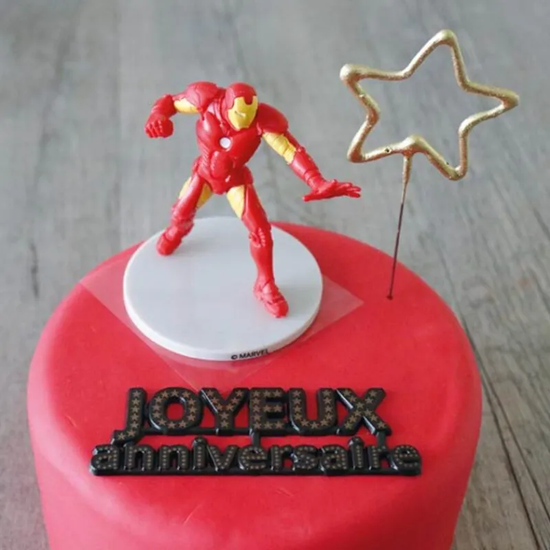 Hot Cerf Dellier Kit décor gâteau Iron Man