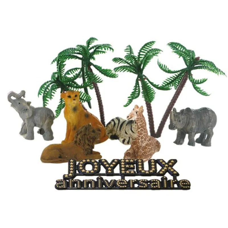 Outlet Cerf Dellier Kit Décor Gâteau Jungle