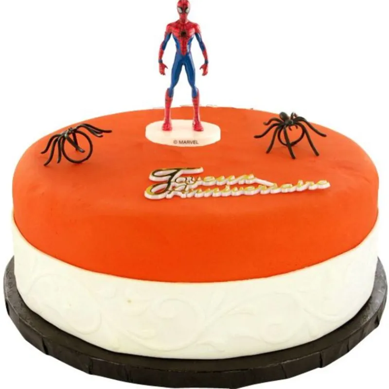 New Cerf Dellier Kit décor gâteau L'Homme Araignée