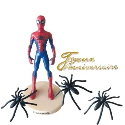New Cerf Dellier Kit décor gâteau L'Homme Araignée