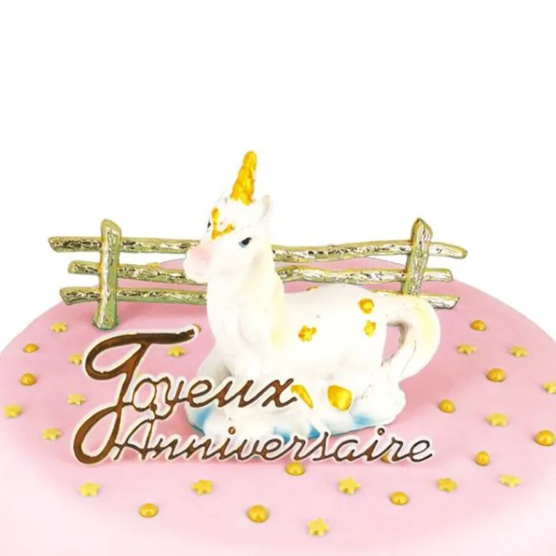 Online Cerf Dellier Kit Décor gâteau Licorne couchée