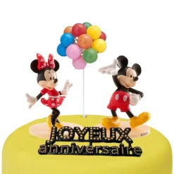 Cerf Dellier Kit décor gâteau Mickey et Minnie
