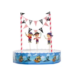 Sale Cerf Dellier Kit décor gâteau Pirates