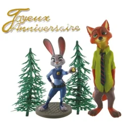 Cerf Dellier Kit décor gâteau Zootopie